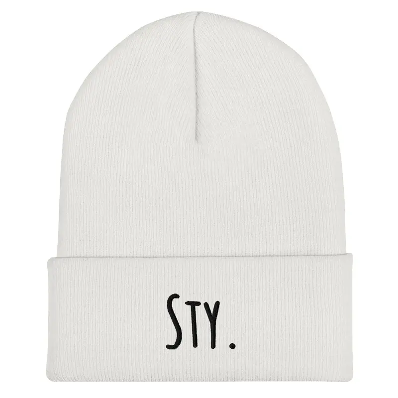 Certified Sty White Soft Beanie