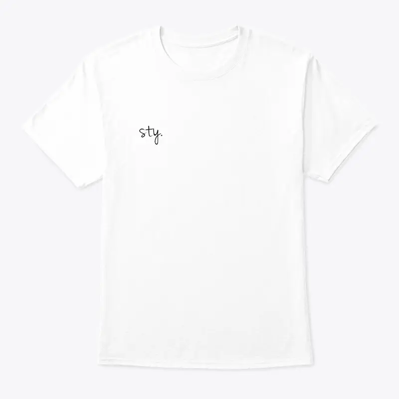 Basic White Sty T-Shirt 